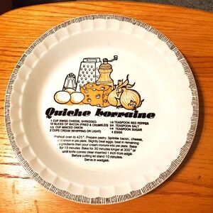 Royal Crown Quiche Lorraine Pie plate